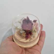 Load image into Gallery viewer, Dried flower Glass Domes