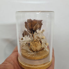 Load image into Gallery viewer, Dried flower Glass Domes