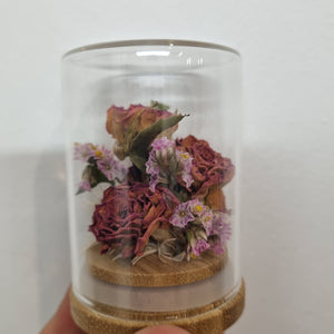 Dried flower Glass Domes