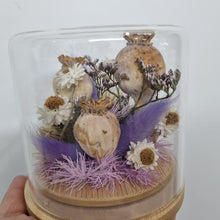 Load image into Gallery viewer, Dried flower Glass Domes